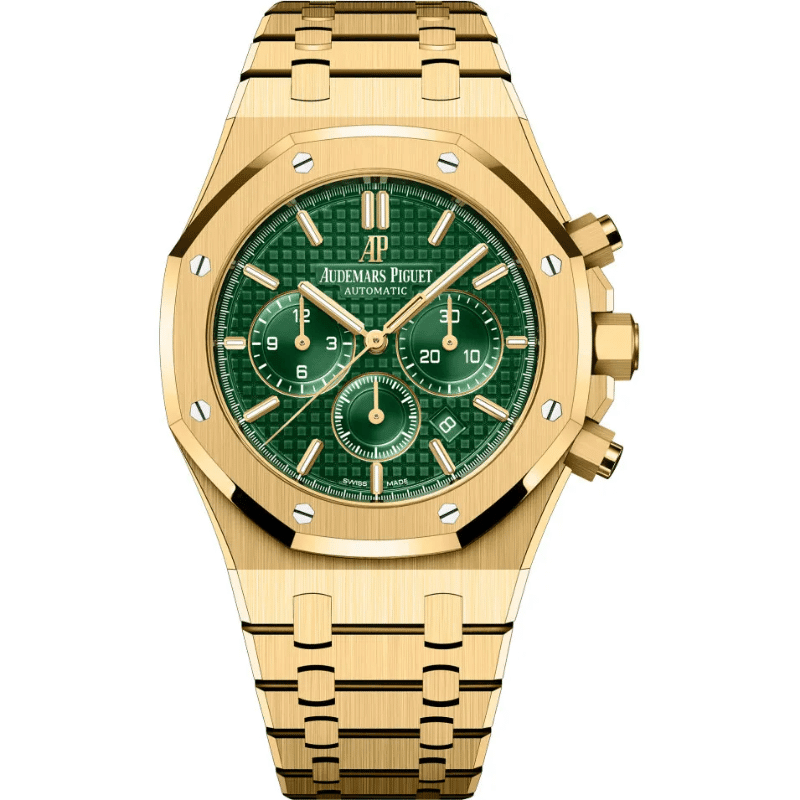 AP Royal Oak Chronograph Or Jaune/Vert – Royal Chrono24