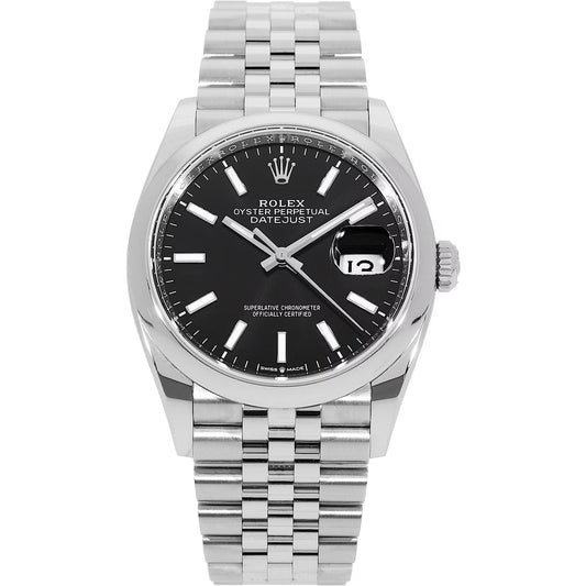 Rolex Datejust Noir Femme 179174